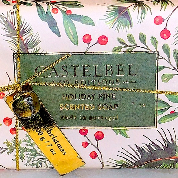 CASTELBEL LTD EDITIONS HOLIDAY PINE SOAP 7oz BAR NEW - Picture 5 of 6